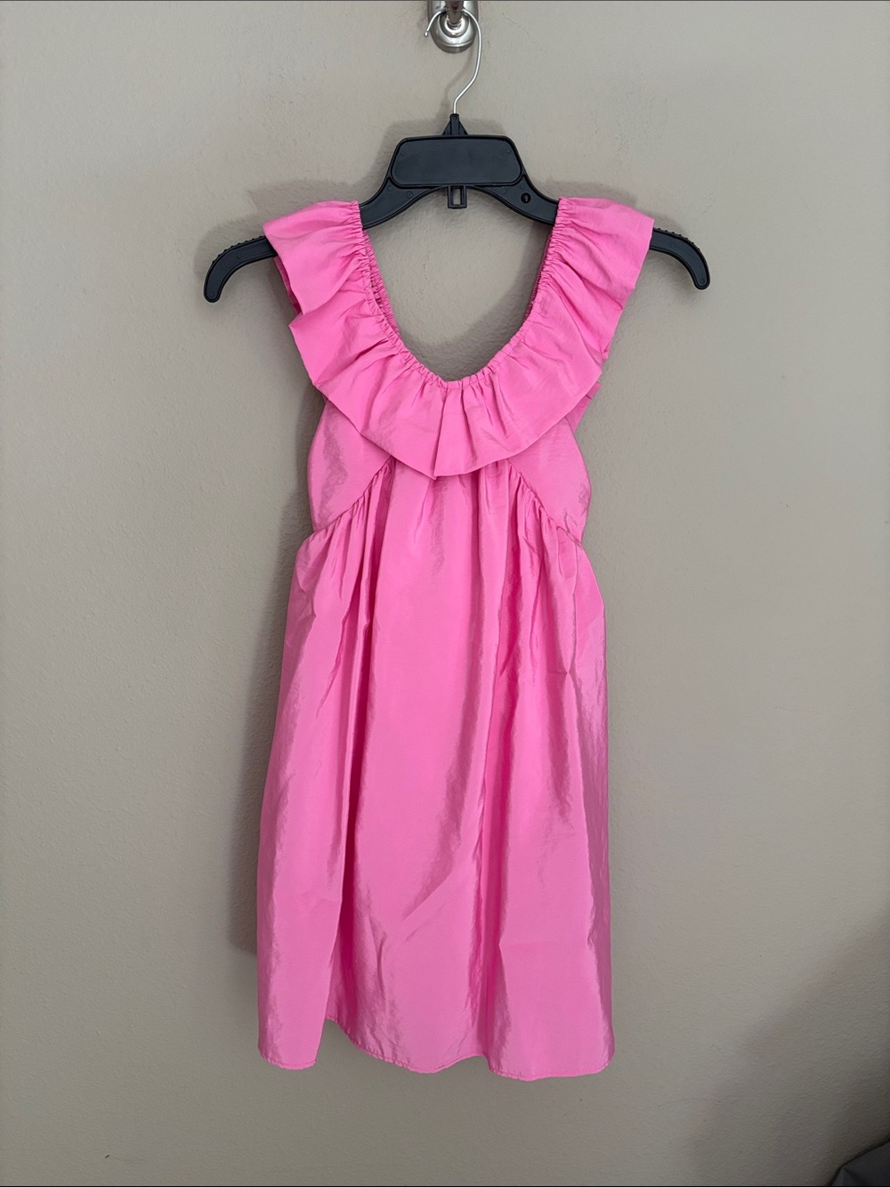 Zara Girls Pink Ruffle Neck Sundress 1461/297